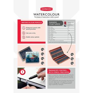 Matite colorate Acquerellabili Derwent Watercolour – DERWENT - 5
