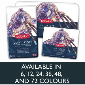 Matite colorate Derwent Coloursoft – scatola in legno d’acero – DERWENT