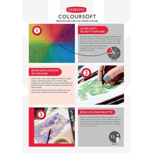 Matite colorate Derwent Coloursoft – scatola in legno d’acero – DERWENT