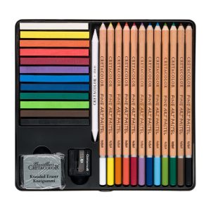 Set da disegno colori pastello – The pastel basic box – CRETACOLOR - 1