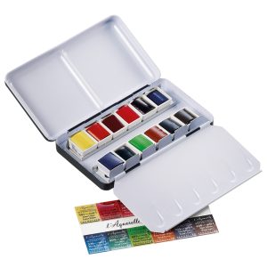 Acquerello tascabile 12 mezzi godets extra-fine – SENNELIER - 5