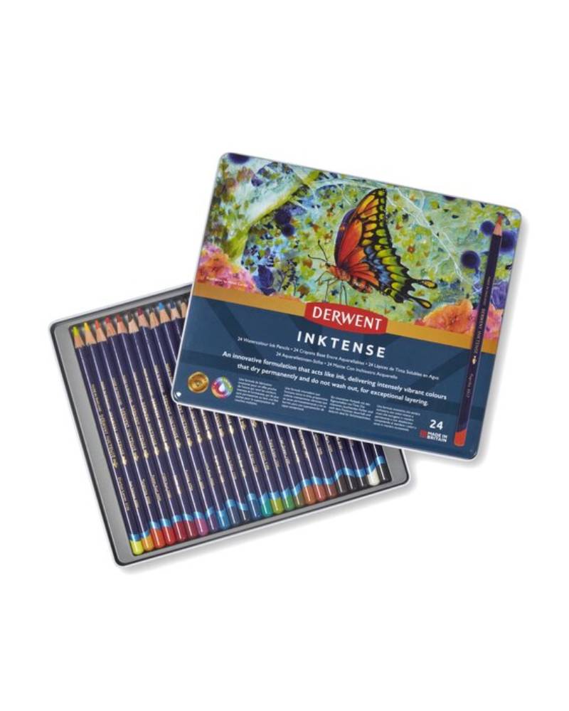 Set matite Derwent Inktense – matite acquerellabili ad effetto inchiostro - 5