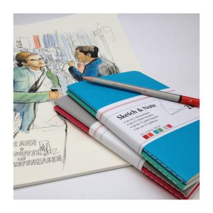 Quaderno per schizzi e appunti 125 g/m² Grigio/Rosa – HAHNEMÜHLE - 3