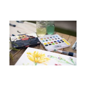 Set Acquerelli Inktense 12 Mezzi Godet – Derwent