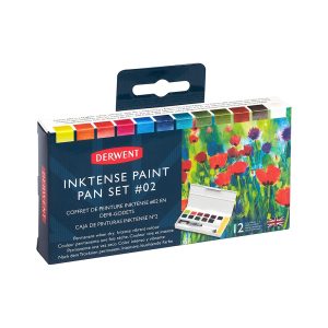 Set Acquerelli Inktense 12 Mezzi Godet – Derwent