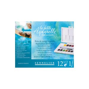 “La petite Aquarelle“ set da viaggio da 12 mezzi godet – SENNELIER