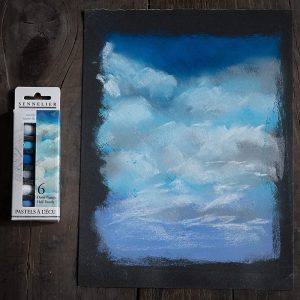 Set da 6 mezzi Pastelli morbidi “à l’écu” – Cielo Estivo – SENNELIER - 1