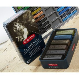 Graphite Idrosolubile GRAPHITE XL – Confezione da 6 colorazioni – DERWENT - 3
