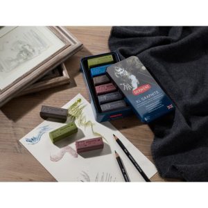 Graphite Idrosolubile GRAPHITE XL – Confezione da 6 colorazioni – DERWENT - 4