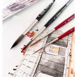 Set pennelli per acquerello Urban Watercolor serie 5602 – Da Vinci – - 4