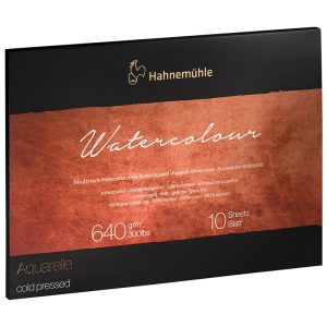 Blocco per acquerello Grana Fine 640 g/m² – HAHNEMÜHLE – 30 x 40 cm