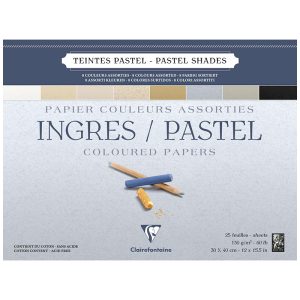 foto di Blocco "Ingres Pastel" - tinte tenui per pastello - CLIAIREFONTAINE