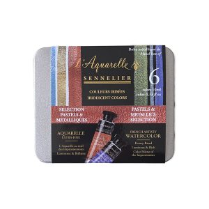 Sennelier Acquerelli in Tubetto – Set Iridescent Pastels & Metallics