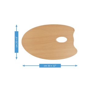 Tavolozza di Legno Ovale – MABEF – 20 x 30