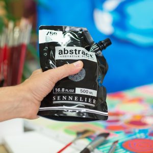 Acrilico Abstract in busta da 500 ml – BIANCO/NERO – SENNELIER