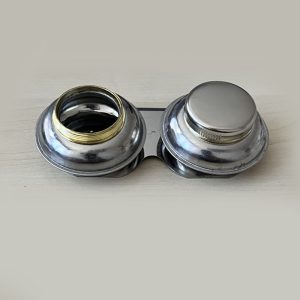 Scodellino doppio in acciaio per tavolozza, con tappi a vite – TINTORETTO - 7