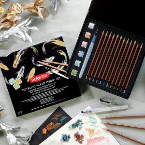 Metallic – Set per tecniche miste – DERWENT