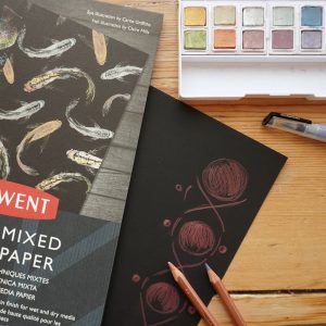 Blocco Mixed Media “Carta Nera” 300 g/m²- per tecniche miste – DERWENT - 2