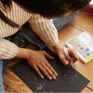 Blocco Mixed Media “Carta Nera” 300 g/m²- per tecniche miste – DERWENT - 5