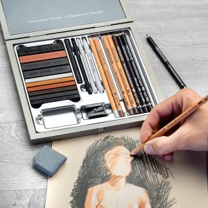 Cretacolor Passion Box – Set disegno 25 pezzi