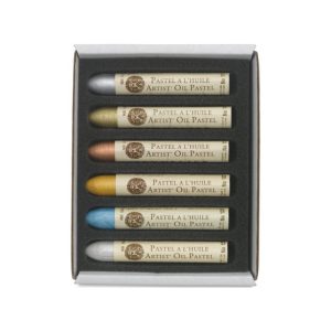 Set 6 Pastelli ad Olio Iridescenti – SENNELIER - 1