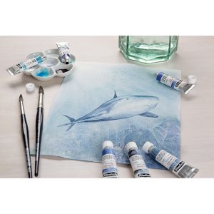 Set di Acquerelli Horadam Super Granulati 5×15 ml – Mare Profondo – SCHMINCKE - 7