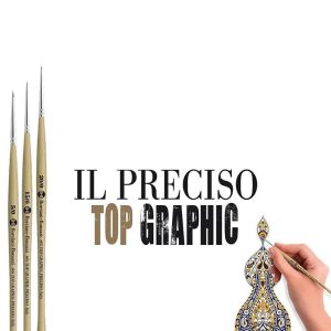 Kit 9 pennelli “IL PRECISO” TOP GRAPHIC – BORCIANI e BONAZZI - 2