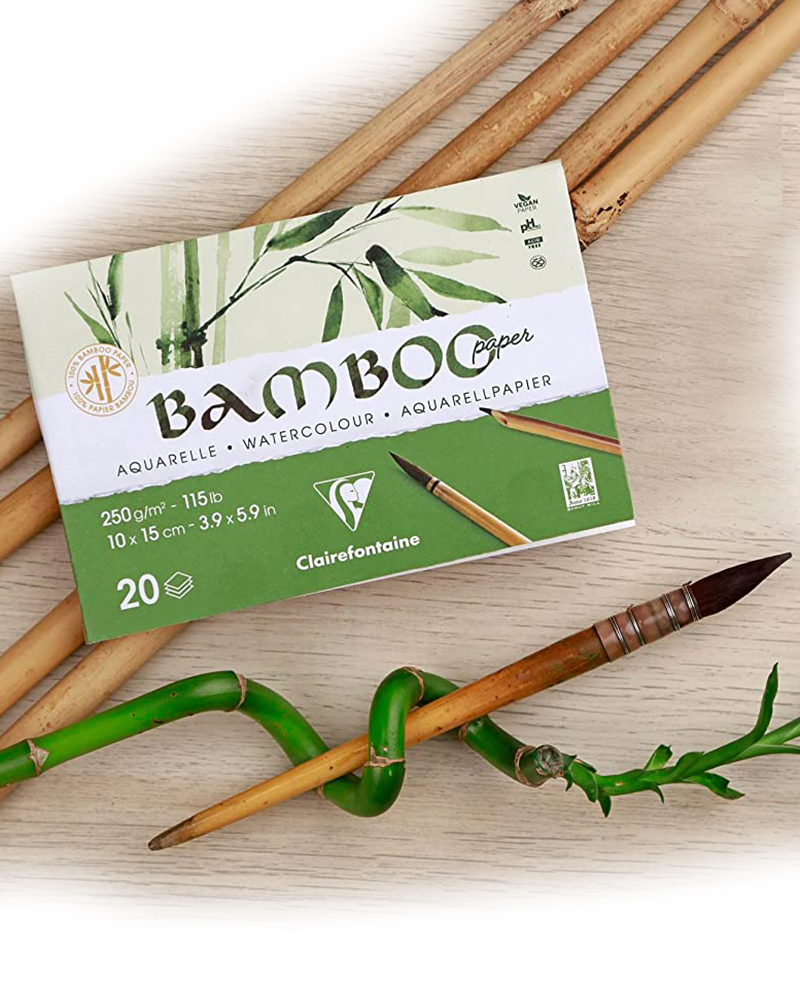 Blocco Bamboo per Acquerello 250 g/m² - CLAIREFONTAINE 