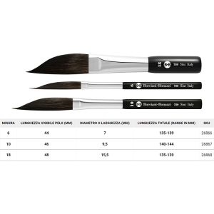 Pinstriping Collection, punta a Spada – serie 780 – BORCIANI e BONAZZI - 1