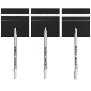 Sakura penna a gel bianca – Gelly Roll per calligrafia e illustrazione - 1