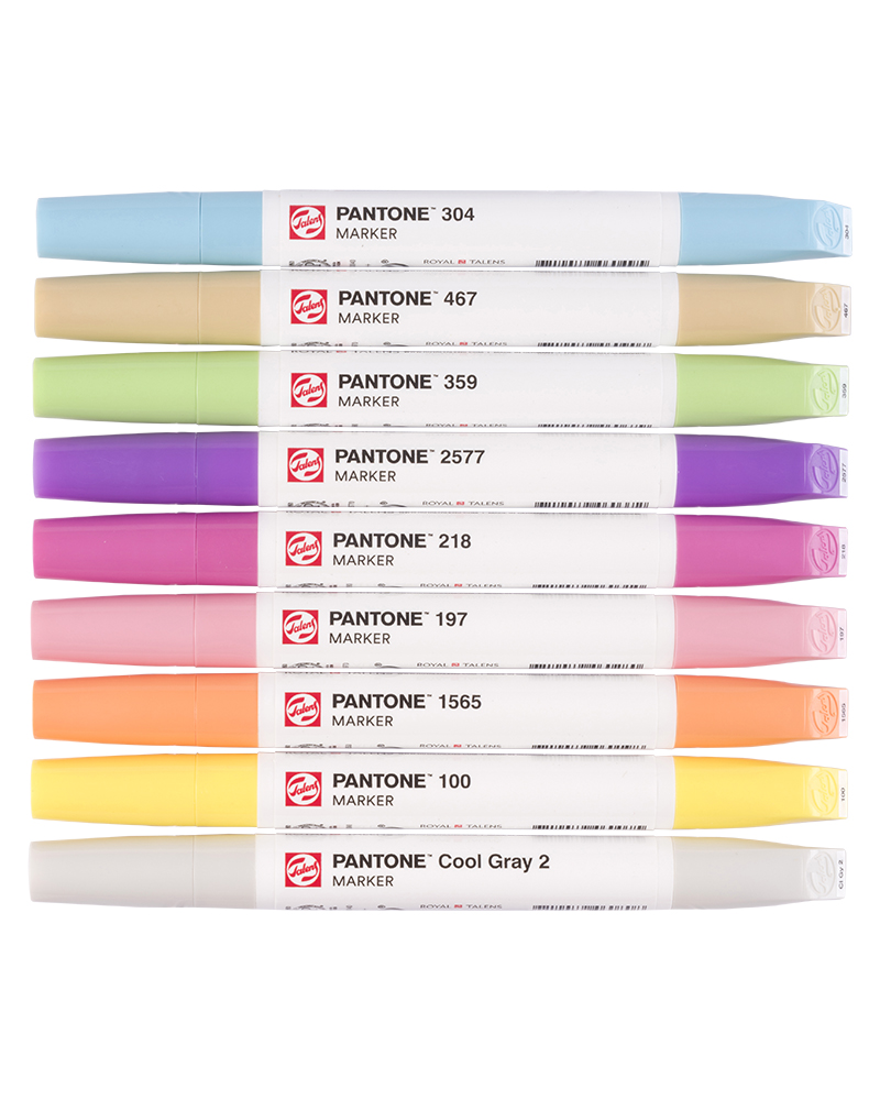 Pantone marker Set 9 colori pastello - Talens - DESTHORE