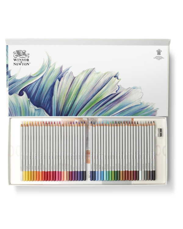 foto di Set Matite Colorate Professionali Colour Pencil Box - 50 pezzi - Winsor & Newton