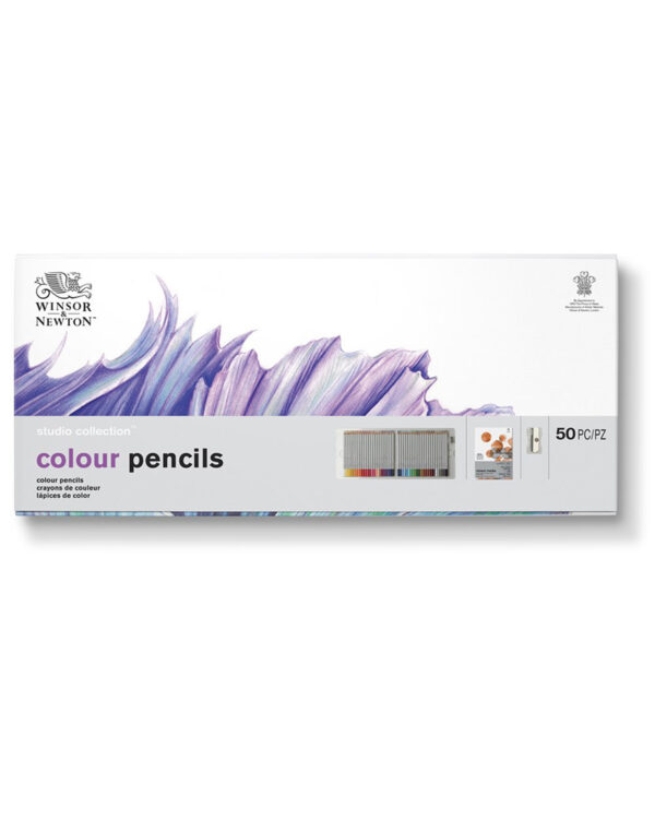 Set Matite Colorate Professionali Colour Pencil Box – 50 pezzi – Winsor & Newton