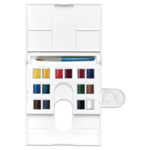 foto di Set Acquerelli e Pennello Cotman Compact – Winsor & Newton