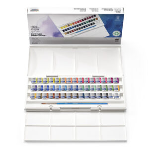 Acquerelli Cotman Winsor & Newton – Set Studio 45 mezzi godets - 1