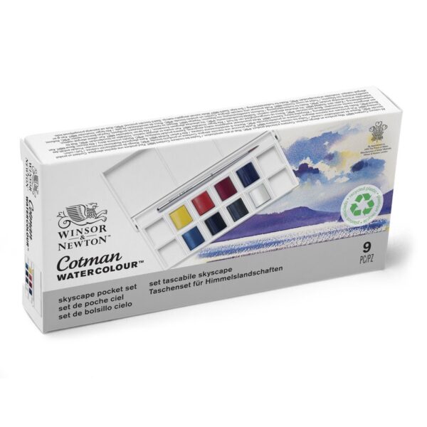 Set Acquerelli Winsor & Newton Cotman – Cielo - 4