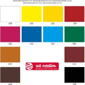 Art Creation Talens tempere colorate – Gouache – set da 12/24 tubetti - 6