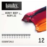Set Colori Acrilici Liquitex Heavy Body “Colori Essenziali” – 12x22ml