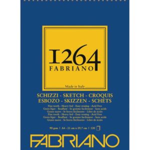 foto di Fabriano Blocco per Schizzi "Linea 1264" - spirale lato corto