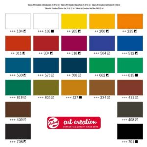 Set Colori a Olio Talens Art Creation, 12 tubetti da 12ml - 8