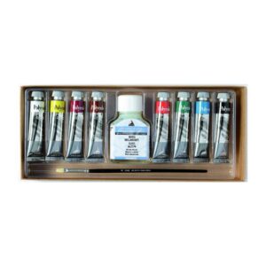 Colori Acrilici Maimeri – Scatola in Cartone con 8 Tubi Assortiti da 20ml + Accessori - 3