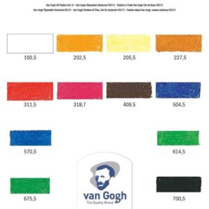 Van Gogh Set Pastelli ad olio – set da 12 – 24 – 60 pz - 1