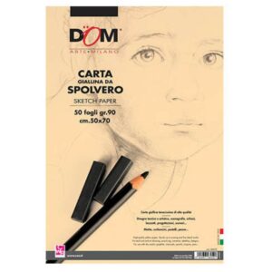 CWR Carta da Spolvero – Blocco da Disegno per Schizzi e Bozzetti – 50 x 70 cm