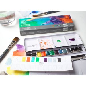 Set Acquerelli Winsor e Newton – Professional – Set 8 Godet REVIVAL Collection - 1