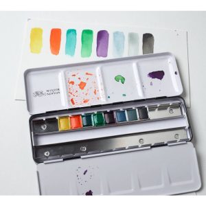 Set Acquerelli Winsor e Newton – Professional – Set 8 Godet REVIVAL Collection - 6