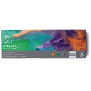 Set Acquerelli Winsor e Newton – Professional – Set 8 Godet REVIVAL Collection - 4