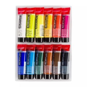 Set Colori Acrilici Amsterdam – 12 Tubi da 20 ml per Paesaggi - 2