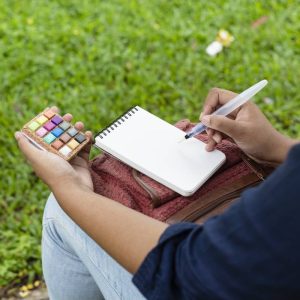 Viviva Metallic Watercolors – Set di 15 Colori Metallizzati Su Tavolozza di Sughero - 4