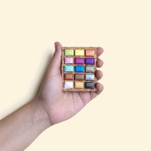 Viviva Metallic Watercolors – Set di 15 Colori Metallizzati Su Tavolozza di Sughero - 5