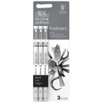 Fineliner Pennarelli Winsor & Newton - Set Nero x3 Grande